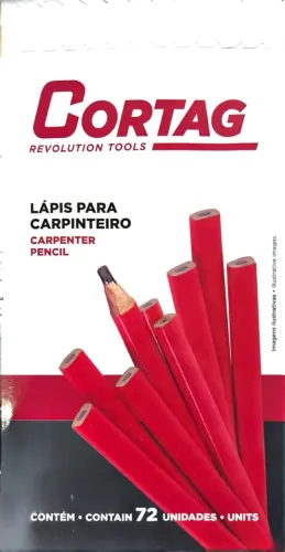 Kit 10 uni LAPIS CARPINTEIRO - CORTAG 61803