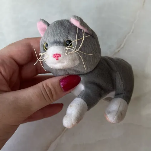 Pelúcia Gato Cinza FurReal Friends McDonalds Mc Lanche Feliz Hasbro 2005