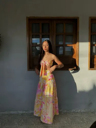 Conjunto Amarelo Verão