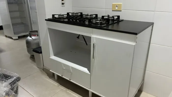 Cooktop 5 bocas com armário