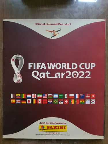 Álbum da Copa do Mundo do Qatar 2022 incompleto