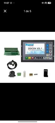 Interface e placa controladora 3 eixos DDCS