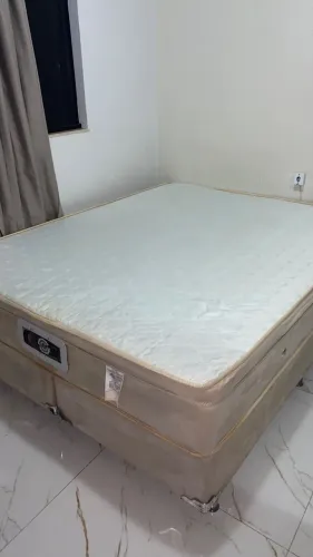 Colchão Queen Magnético Ortopédico Amapaflex c/ Massageador Biosleep Completo