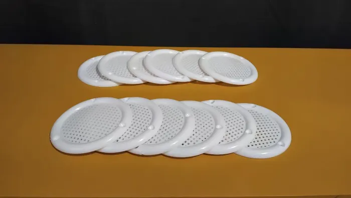 Respirador de Guarda-Roupa 5cm 12unids branco