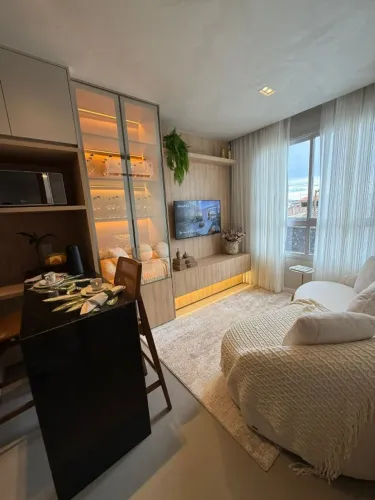 apartamentos de 1 e 2 quartos em Samambaia, bom para morar ou investir, ao lado do metrô.