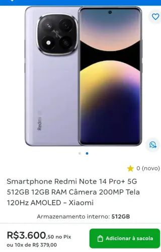 Redmi Note 14 pro plus 512gb troca por s23 ultra