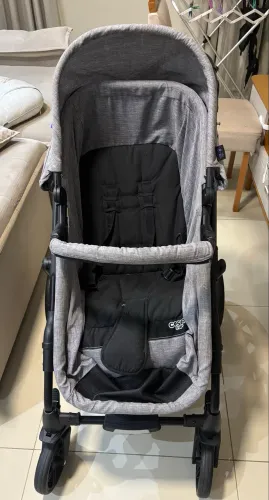 Travel System Cosco Kids, Poppy Duo, 0 a 15kg, Cinza Mescla