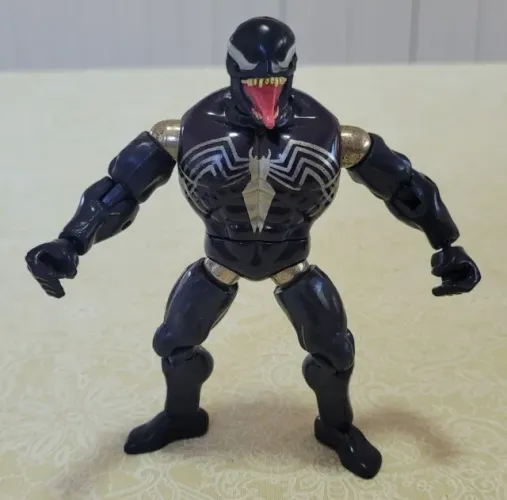 Antigo Boneco VINTAGE MEGA BLOKS MARVEL VENOM MAGNETIC LIMBS BIG 2006