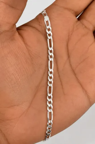 Corrente Prata 925 Masculina 70cm Estilo Cartier/Fígaro Legítima Brilho Premiu