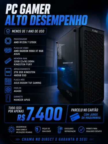 Pc Gamer Ryzen 5700X