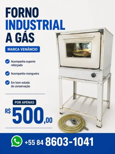 Forno a gás industraial