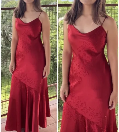 Vestido de festa vermelho 110