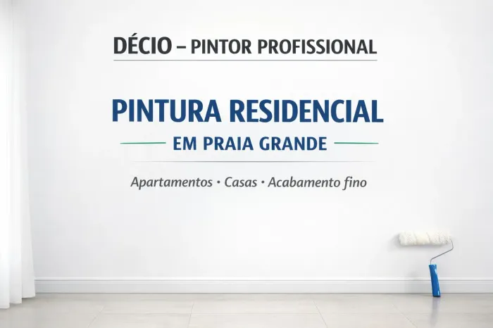 Pintor profissional em Praia Grande| apartamentos e casas