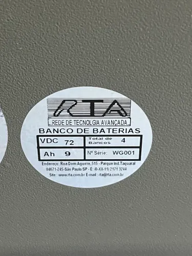NOBREAK 3 KVA, RTA com 24 baterias de 12V