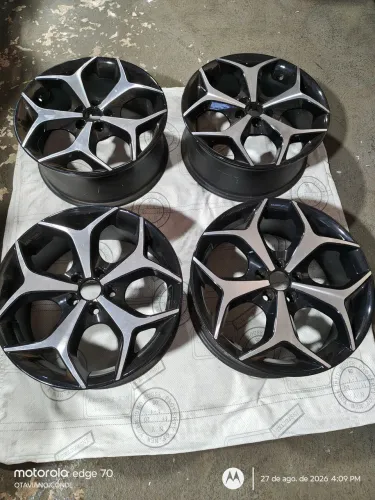 Jogo de rodas KR aro 17" 5x100 novas sem uso!!!...