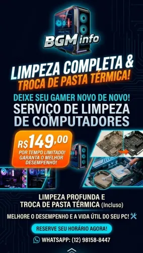 Limpeza e revisão completa do seu PC