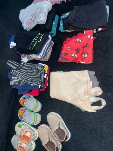 Lote roupas bebê menino 21 peças TAM 1