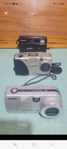 Lote de câmeras fotográfica 