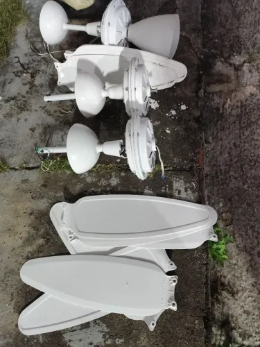 3 ventiladores de teto ventisol usados