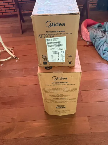 ? Ar-Condicionado Midea Inverter 12.000 BTUs Quente e Frio Novo