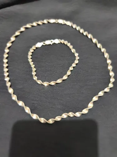 Corrente + Pulseira Prata 925