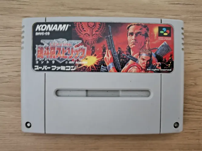Contra Spirits ( Contra III: The Alien Wars) Super Nintendo SNES SFC Famicom Original