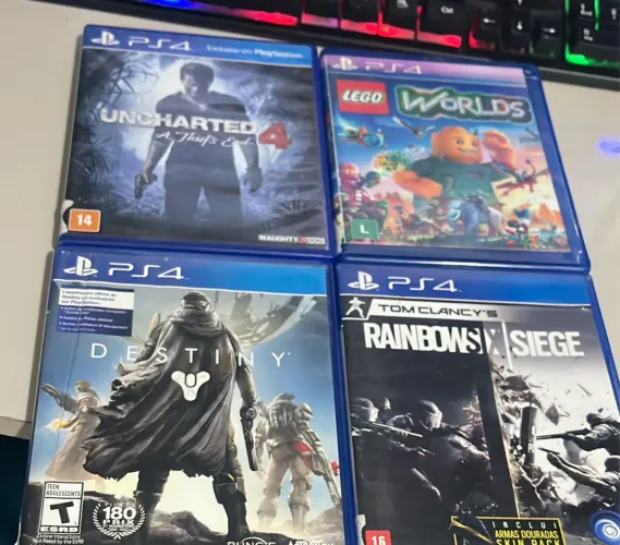 Lote de jogos PS4