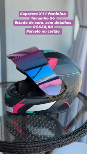 Capacete feminino X11