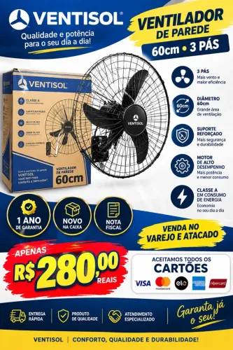 VENTILADOR 60CM VENTISOL