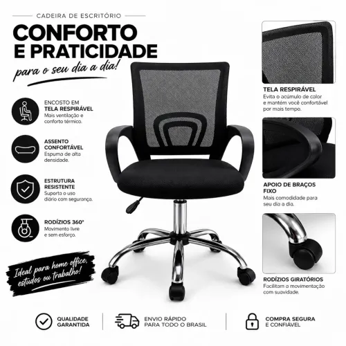 CADEIRA DE ESCRITÓRIO