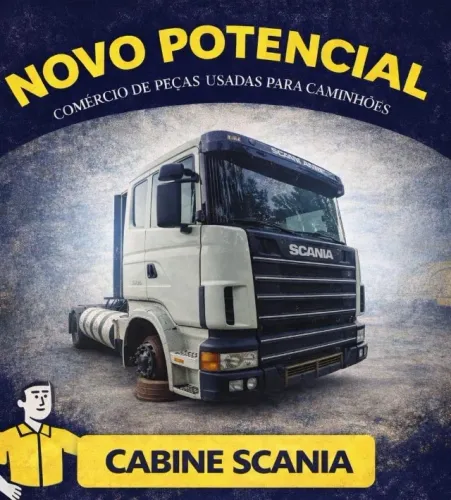 CABINE SCANIA COMPLETA 2009