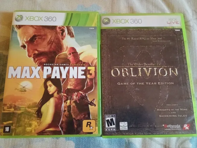 Max Payne 3 Forza Horizon 2 Oblivion The Elder Scrolls IV Gears of War 2 Todos Xbox 360