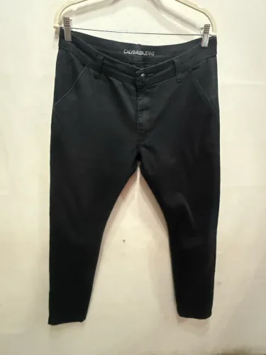 Calça sarja masculina Calvin Klein tamanho 42 preta