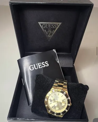 Relógio guess dourado original