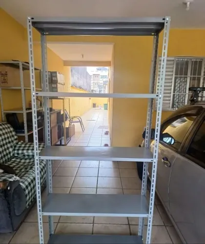 Estante de aço 6 prateleiras