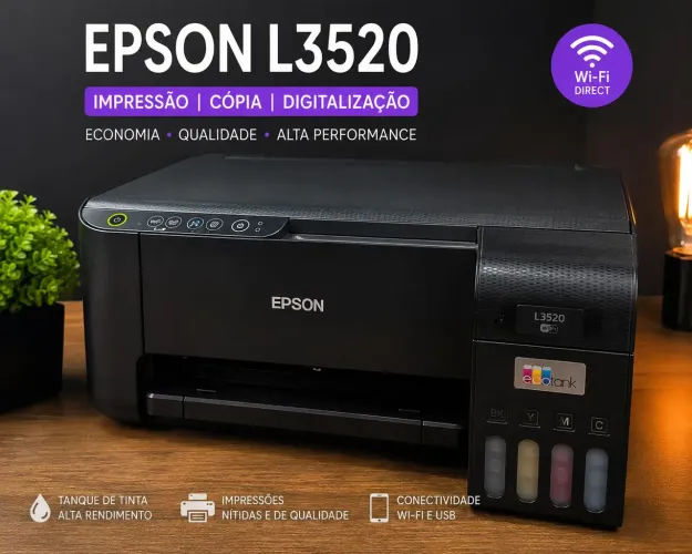 Impressora Epson l3250 em ótimo estado, usado 1 semana