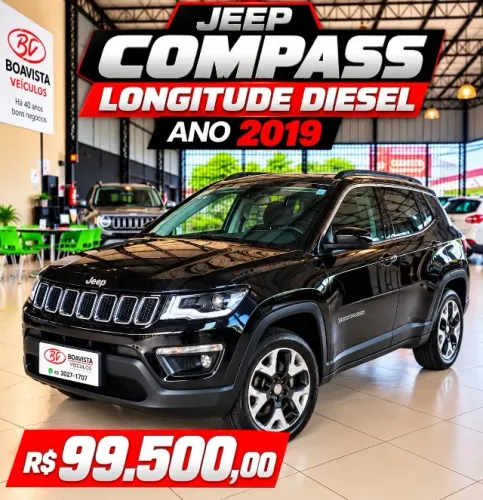 Jeep Compass Longitude 2.0 4X4 Dies. 16V Aut. 2019
