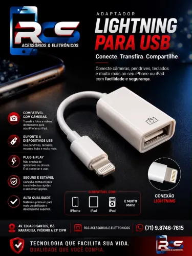 Cabo OTG Para iPhone