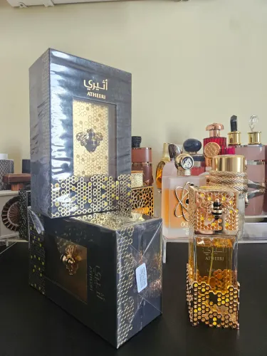 Perfume Árabe Lattafa Atheeri  - Lacrados e Opção com 90ml