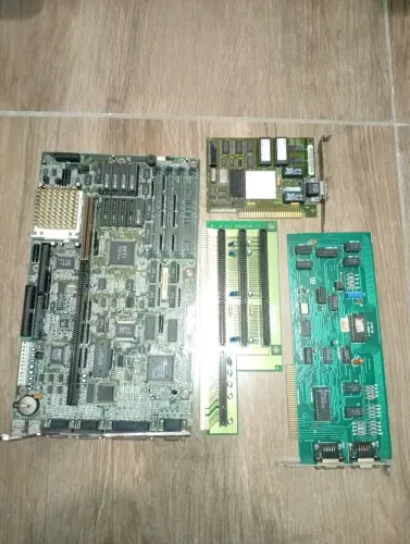 Placa mãe IBM 486, acompanha tudo que está nas fotos