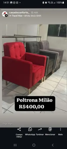 Poltrona Milão-Frete Grátis/ R$400