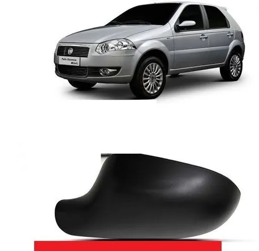 Capa do retrovisor moldura Aplique Preto Fiat Palio 2011> valor unitário palef hokce