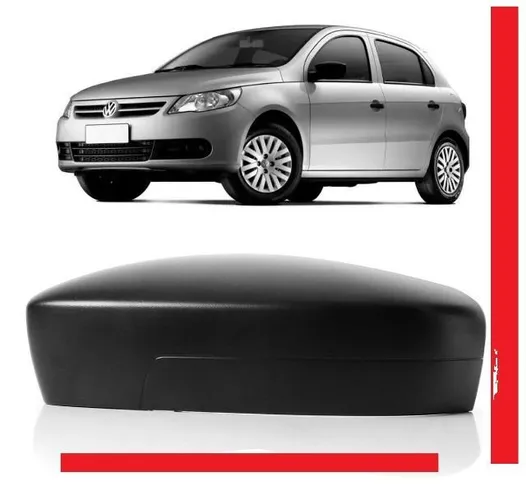 Capa do retrovisor moldura Aplique Preto Gol Voyage Saveiro G5 valor unitario