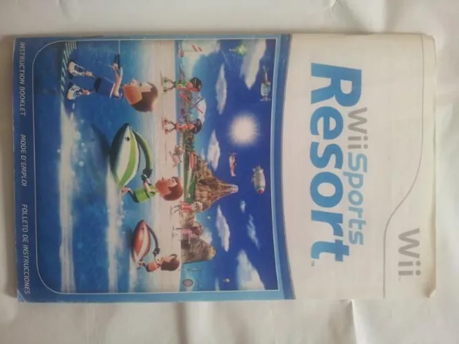 Manuais de instrução original para jogos de Nintendo wii