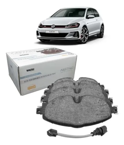 Pastilha Freio Cerâmica Dianteira Volkswagen Golf Gti Tsi 2014 à 2018 C/ Sensor Premium