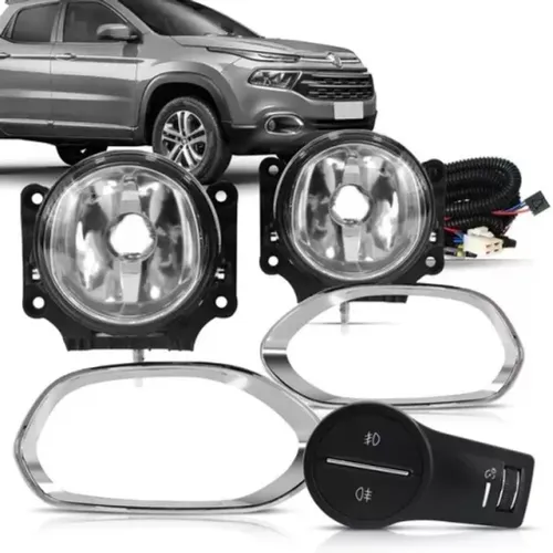 Kit Farol de Milha Toro 2016 à 2020 Botão Original - ShockLight - 091610