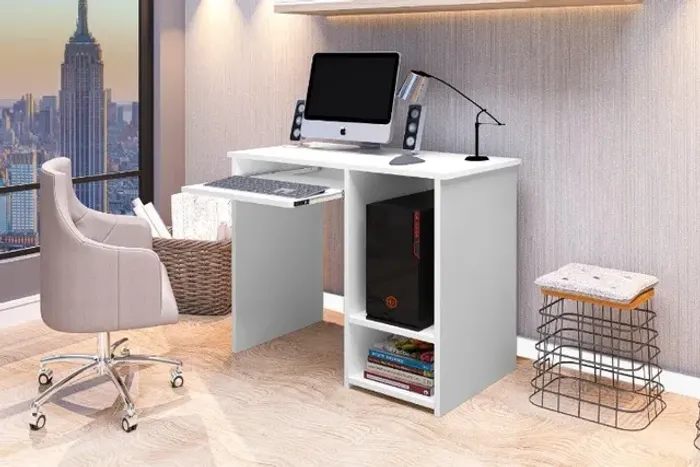 Mesa / Escrivaninha Ingra Com Espaço Para CPU! Entrega + Montagem Grátis