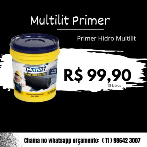 Multilit Primer Para Manta Asfaltica 18L