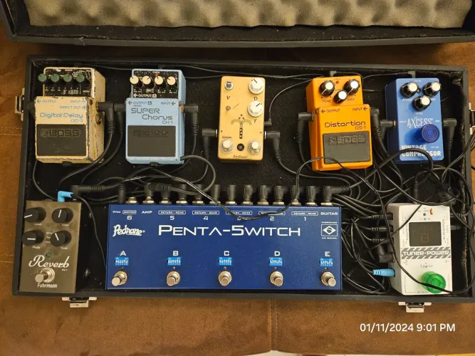 Pedalboard Completo para Guitarra - Boss, Berdinazzi e mais!