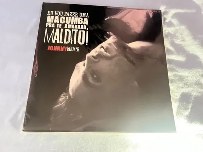Johnny Hooker vou te fazer uma macumba vinil lp autografado LEIA
